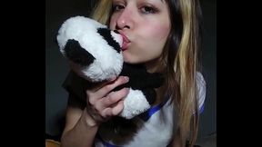 Bonneyuwu -fotos jugando con mis peluches   video 2:19