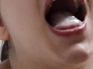 Amateur gal get greater quantity cumshots in her throat