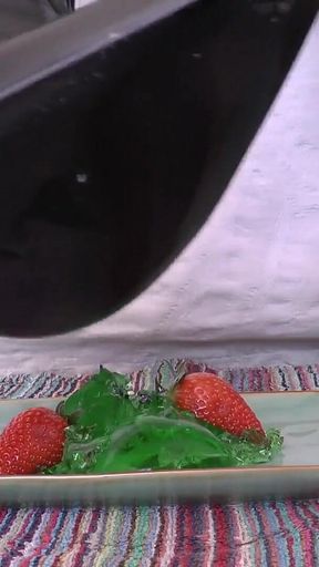 Smoking Mistress and Green Dessert From Boot Soles, POV Clip, Lady Victoria Valente