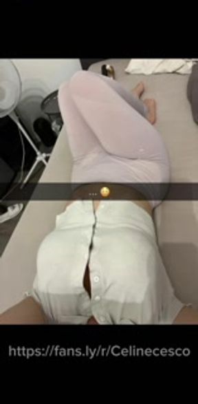 Mature Wife cheats on her boyfriend on Snapchat/ Cuckold/ Sexting/Cheating
