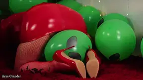 Compilation of Air Ballons Latex Fetish Video