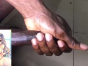 SEX AT THE WINDOW TONIKZALEX STROKING BBC MOANS, TALKS DIRTY & CUMS HUGE LOAD CUM INSIDE CARTOON GAM