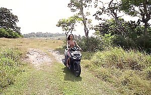 Putri cinta stripping and bending over ready to receive a big cock