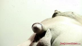 ”Tattoed muscled gay Duncan Dixxx gets a horny deepthroating during interview”