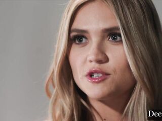 Deeper. Natural Breasty Blond Angie Faith Gets Used Like A Bang Toy And Spit-Roasted