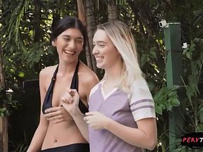 Sneaky Sex at Public Pool with Booty Teen