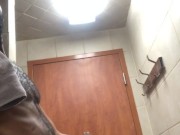 A little Self pleasure in public rest stop