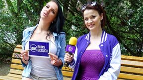 ”LETSDOEIT – Stunning German amateur Sina Longleg enjoys surprise fuck with professional”