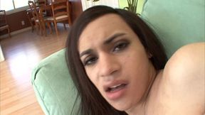 newbie teen 18 year old tranny loves getting pounded by big cock