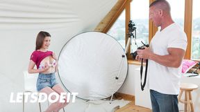 Czech amateur model Rita takes deep vaginal penetration from a muscled stud