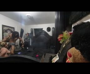 Virial Asian Teen Fucked By Big Black Dick on Live