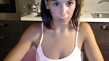 Superb and delicious Amateur italian model babe Danika Mori webcam show! Finger pussy and masturbation with panty inside