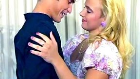 German Blonde's Raunchy Interracial 3-Way Debut