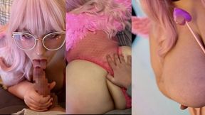 Valentines day Sextape! Cupid Cinnamon gets FUCKED