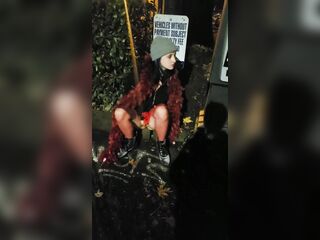 Cumming in public