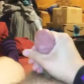 Big Nut with Femboy get up (old video)