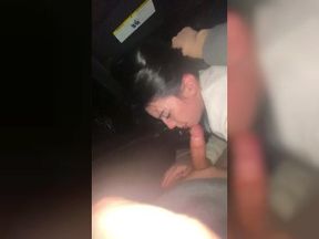 making her blow my dick in the car