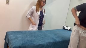 Redhead Physiotherapist Left Me Cum on My Face Because I Was Pms