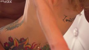 softcore - 4k - aylin tattoo gets a personal trainer for workout