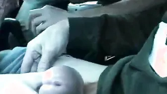 Twink Gives Car Blowjob and Gets Facial
