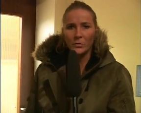 I'm a busty housewife eager for cock and I get interviewed while I fuck my husband