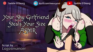 Your Shy Girlfriend Steals your Size!