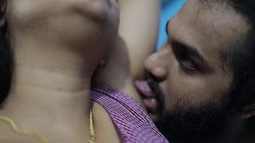 Saree Romance Hot Armpit Lick, Vaishnavy and Sharun Raj Hot Armpit Lick Romance in Saree, Mallu Couple Saree Armpit Hot Kiss