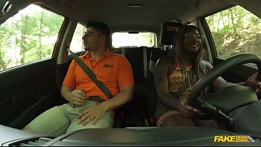 Mock Test Turns Naughty With Wet Reverse Riding And Creamy Pussy Climax - FAKE DRIVING SCHOOL