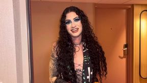 groupie girl gives up her ass and drinks piss for vip passes