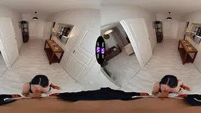 Hottie Kwimi Kim surprises her roommate's boyfriend with a surprise blowjob.