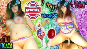 * BlowPop FULL NAKED TUMMY Mirror Fuck BJ! *