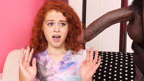 Hot Redhead Teen's Wild XXX Session with Massive Black Dildo