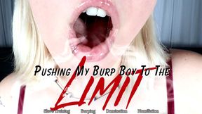 Pushing My Burp Boy To The Limit - HD - Training My Burp Slave With Over 25 Stinky Belches, Loser Burp Sniffer Humiliation, Burping Domination, Femdom