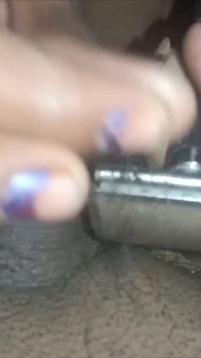 Emotional moment from &quot;Indian Homemade Village Wife cleaning the hair of her husband&#039;s penis, being completely naked at the&quot;