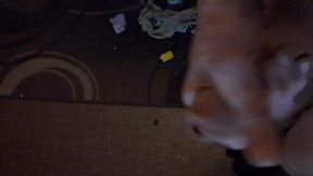 Slowmotion close up jerking