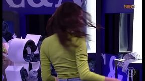 Peitinho lindo Eslov&ecirc_nia Eslo BBB 22 blusa transparente