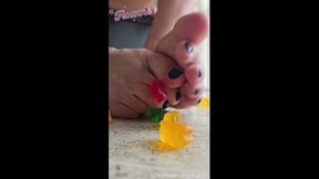 Gummy Crush Under My Toes