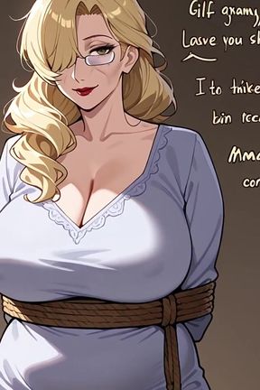 Blonde GILF Hentai Porn