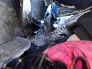 Quick sex in the toilet on the street - IkaSmokS