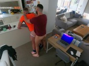 Fucking Tradie in Jockstrap in Kitchen