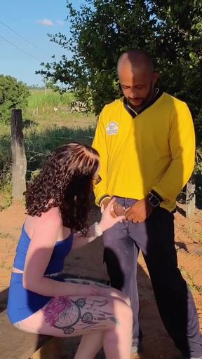 I WENT TO VISIT MY FARM AND ENDED UP HAVING SEX WITH THE COWBOY HE FUCKED ME LIKE A SLUT   Clip 1