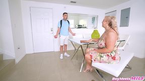 my beautiful busty babysitter took good care of me after a long day - lila lovely johnny love