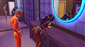 Sultry Sim Seduces Voluptuous Maid in Hot The Sims 4 Erotic Encounter