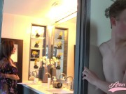 Horny Milf Alina Angel fucking a young dick الينا انجل تتنايج مع ابن صاحبتها