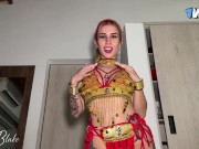 Chica Árabe cabalga una gran verga latina con su enorme culo - KATTY BLAKE II