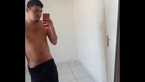 Mulekao um banho depois do futbol