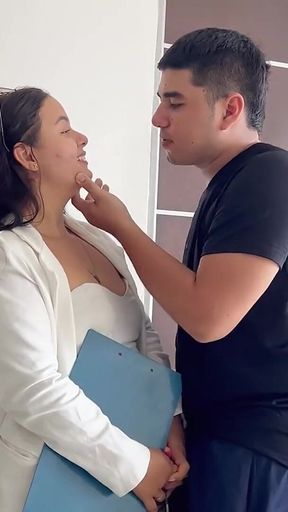 Sexy Real Estate Company Visits My House and I Fuck Her