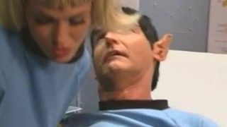 Janice Rand from Star Trek cosplayer teachers Spock how to fuck