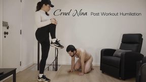 Post Workout Humiliation - Foot Humiliation, Foot Smelling & Human Furniture