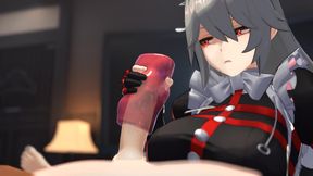 Zenless Zone Zero Rina Stroking Your Cock with Fleshlight [RougeNine]